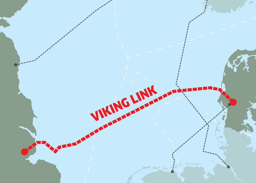 Reino Unido y Dinamarca inauguran Viking Link, el cable submarino que unirá los dos grandes centros europeos de eólica marina