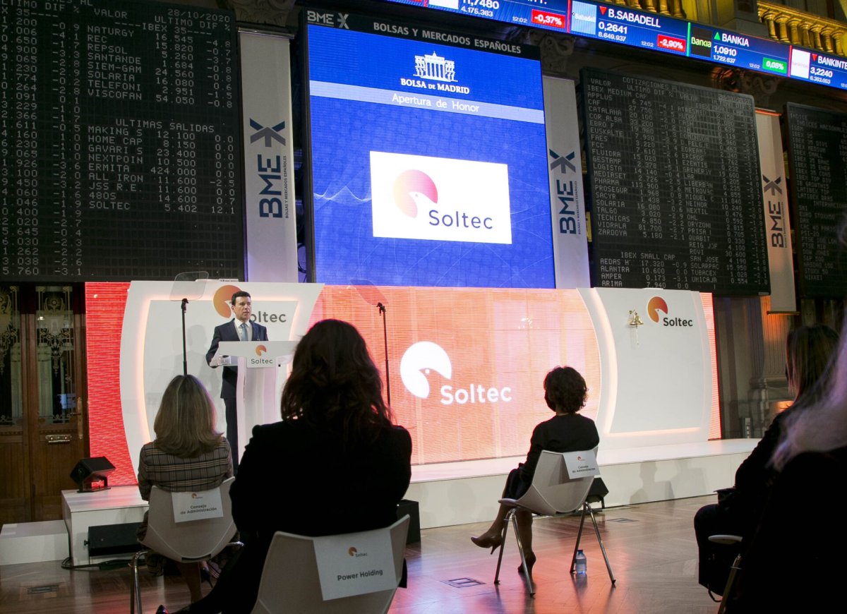 Santander y Norges Bank se convierten en el tercer y cuarto máximo accionista de Soltec con más de un 3%