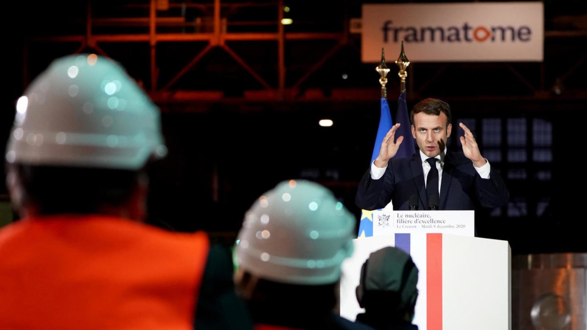 Macron: "Nuestro futuro energético y ecológico depende de la energía nuclear"