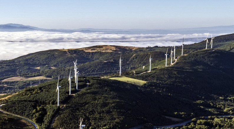 La generación de energía eólica aumentó casi un 15% en Galicia en 2020