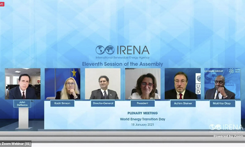 Irena aprueba crear un foro global sobre transición energética