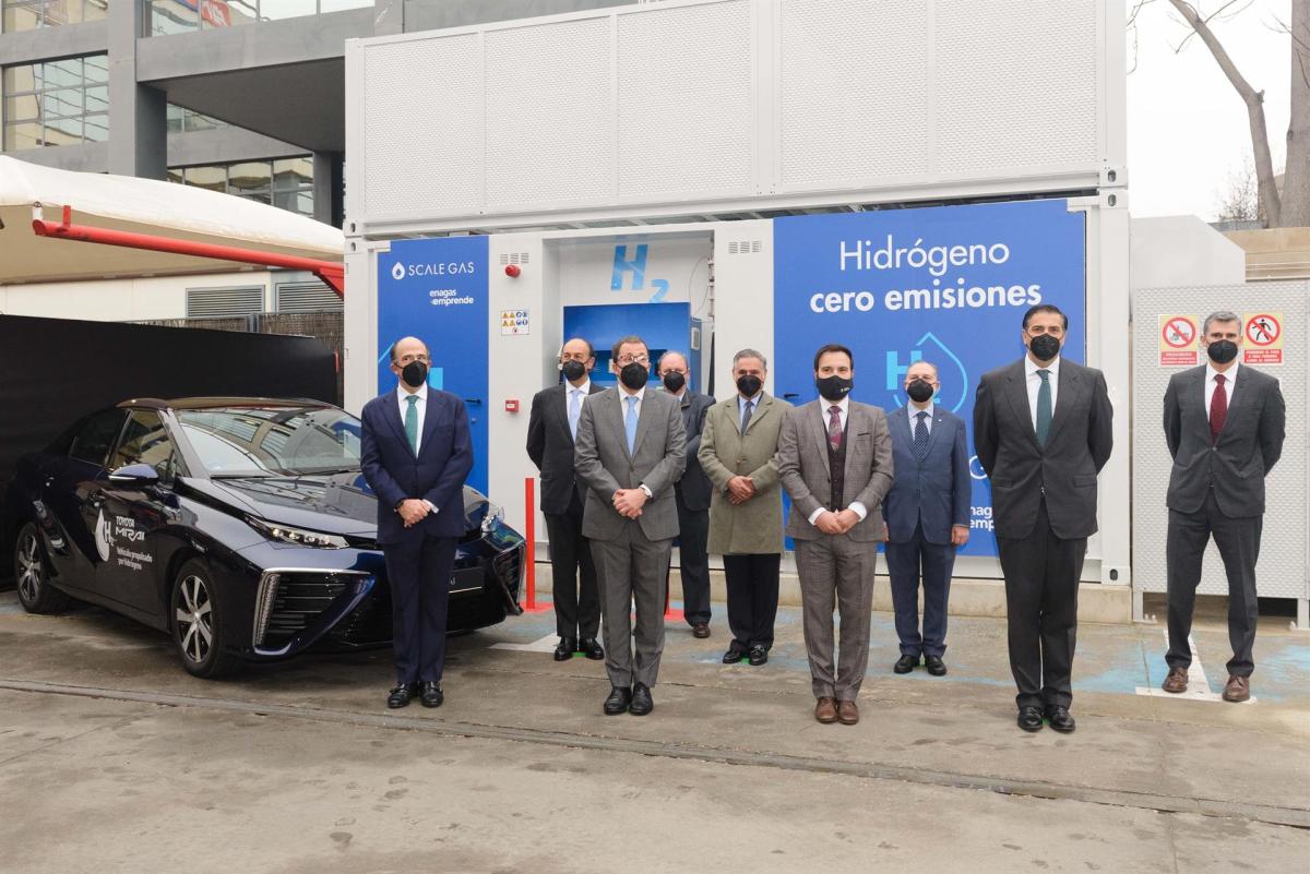 La primera estación de repostaje de hidrógeno de España se inaugura en Madrid