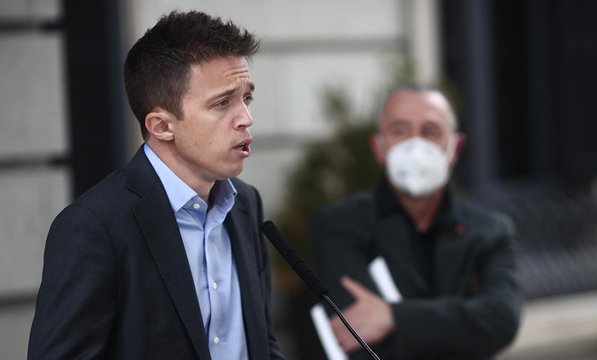 Errejón avisa al Gobierno de que la ley de cambio climático "no tiene el voto verde" porque su ambición está obsoleta