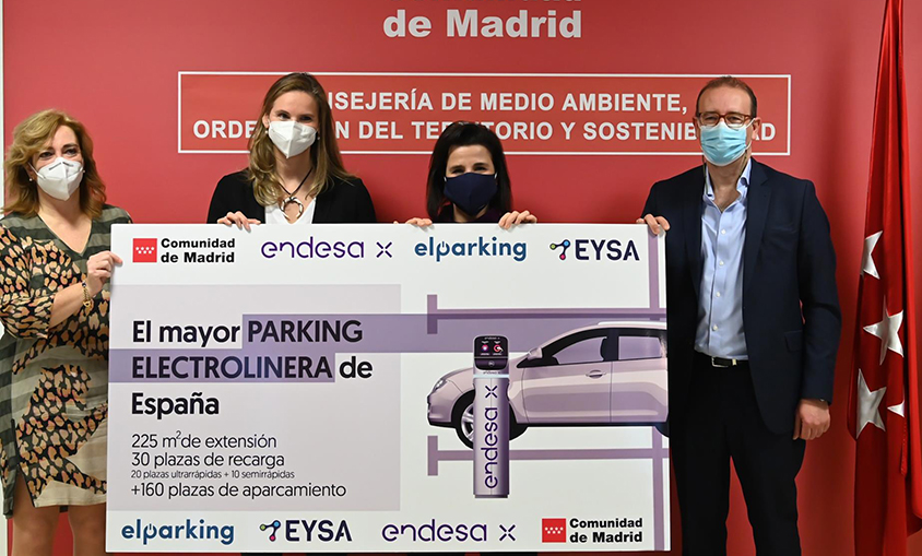 Endesa se alía con Eysa para construir la mayor electrolinera de España en Madrid