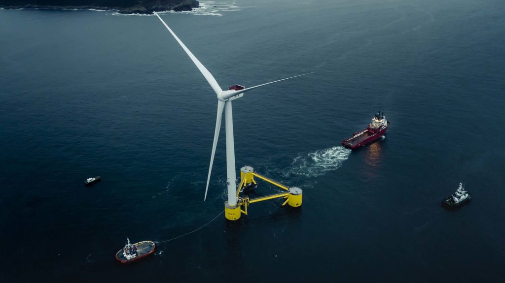 Bluefloat Energy y Sener lanzan un parque de eólica marina flotante de hasta 1.000 MW en Cataluña