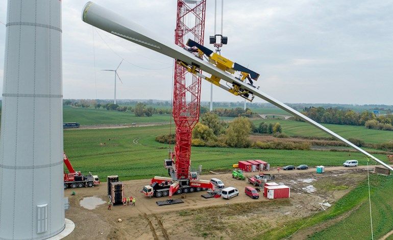Enercon encarga seis elevadores de palas eólicas libres de emisiones a Ematec