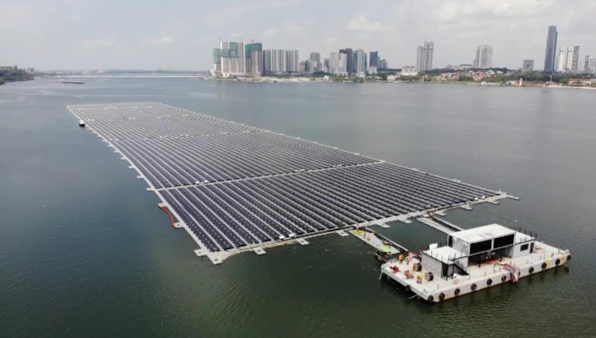 Facebook comprará electricidad de la planta solar flotante marina más grande de Singapur