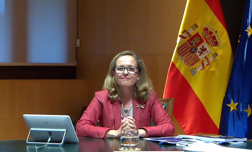 Calviño confía en que la Comisión Europea dé luz verde al Plan de Recuperación en junio