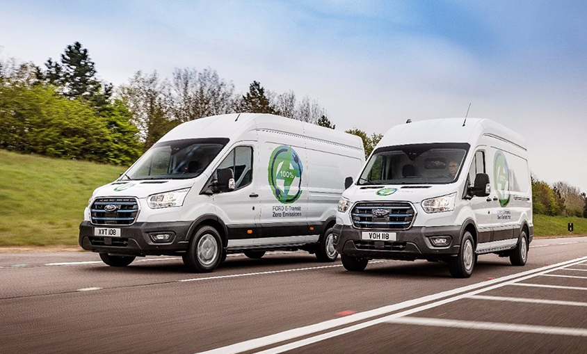 Ford inicia las pruebas del E-Transit 100% eléctrico con clientes de Alemania, Noruega y Reino Unido
