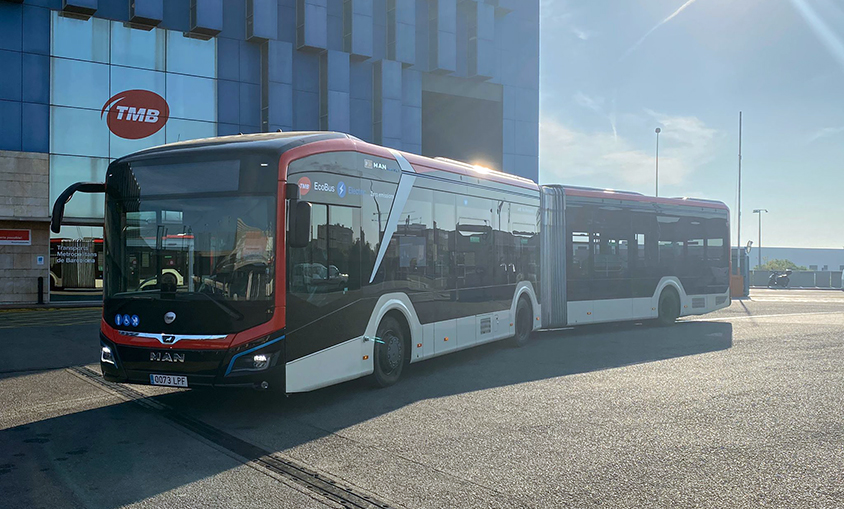 Barcelona, prueba el Lion’s City 18E, el primer autobús eléctrico de 18 metros de carga nocturna