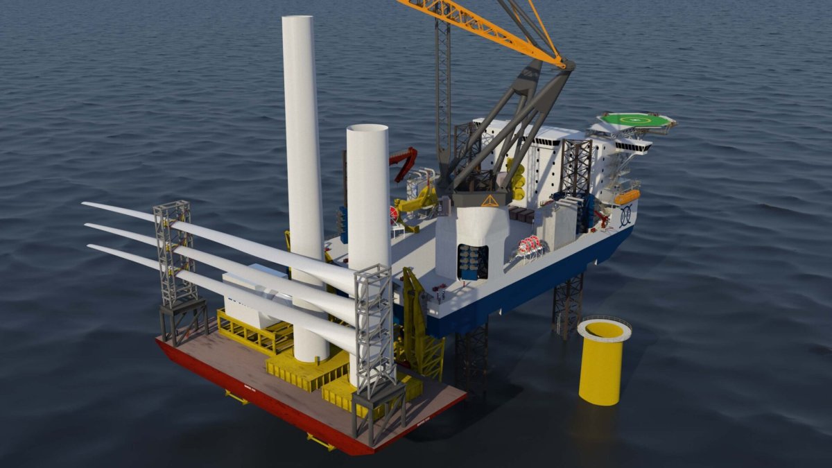 F&amp;G lanza la revolucionaria solución BargeRack para la instalación de turbinas eólicas marinas