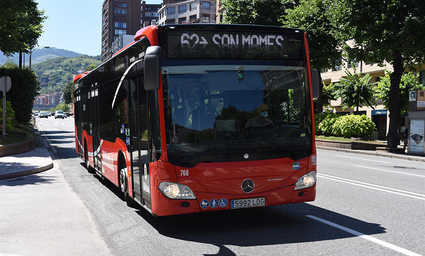 Una docena de autobuses de Bilbobus utilizarán durante cuatro meses un combustible cero emisiones netas