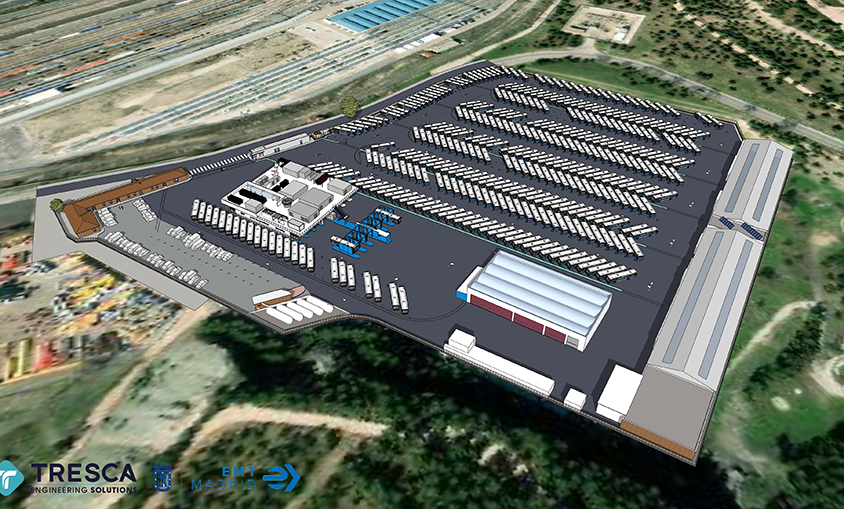 Tresca Ingeniería proyecta una hidrogenera para los autobuses urbanos de Madrid