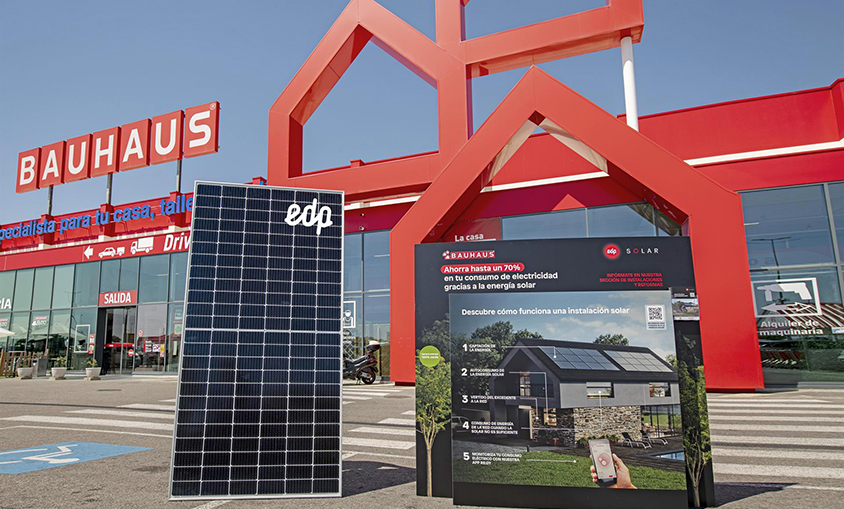 Bauhaus entra en el negocio del autoconsumo fotovoltaico de la mano de EDP