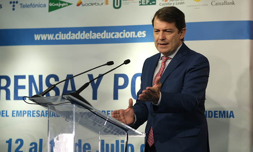 Fernández Mañueco propone una energía más barata para las zonas de producción