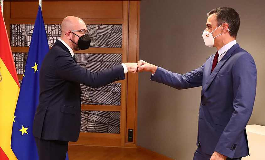 Sánchez traslada a Michel (CE) la urgencia en tomar medidas ante los precios de la luz