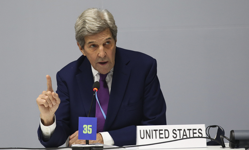 Kerry subraya la interrelación de problemas de los océanos y el cambio climático