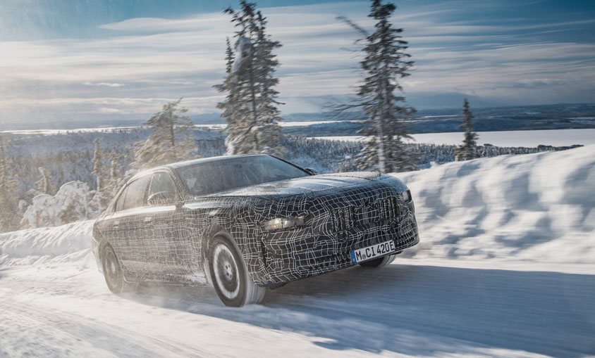 BMW somete al futuro i7 al frío más extremo