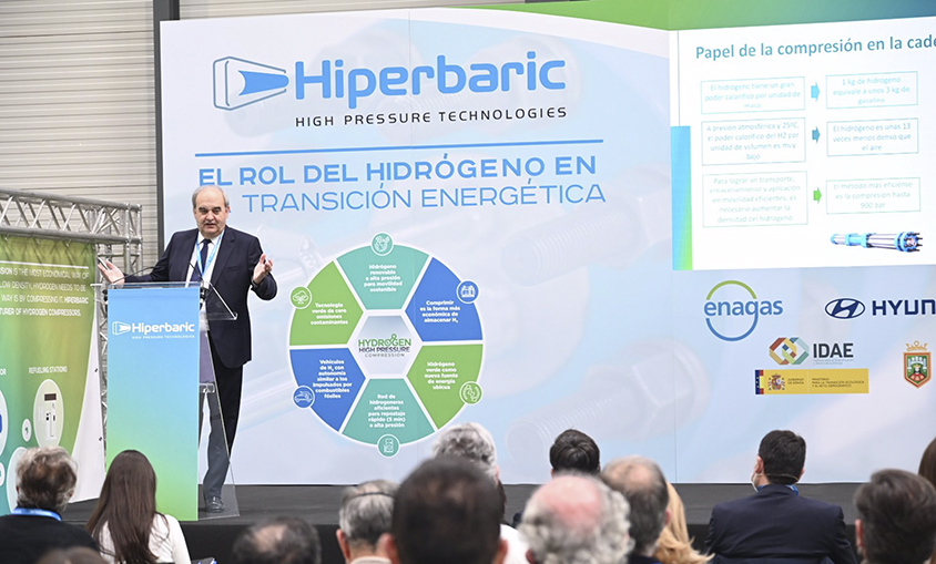 Hiperbaric suministrará compresores españoles de hidrógeno verde de alta presión al sector industrial y de movilidad