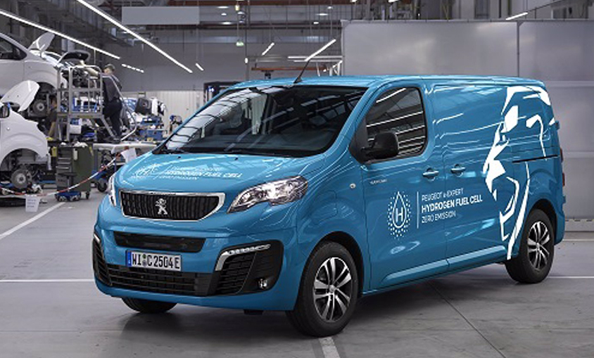 Peugeot inicia la producción del e-Expert Hydrogen, el primer vehículo de producción de hidrógeno
