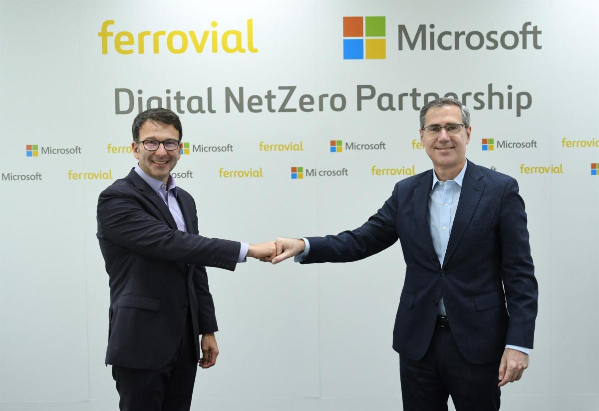 Ferrovial se alía con Microsoft para digitalizar la construcción, las infraestructuras y la movilidad