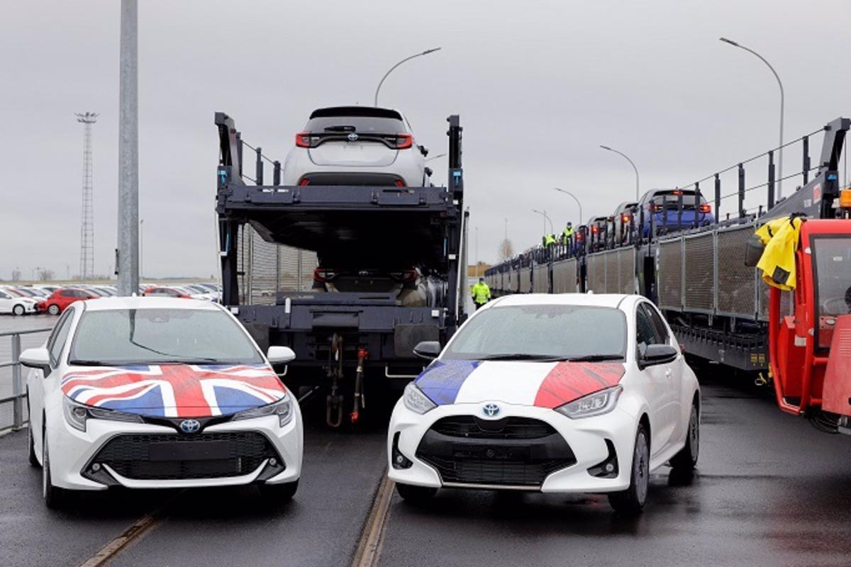 Toyota Europa inicia el transporte de vehículos por ferrocarril para reducir las emisiones