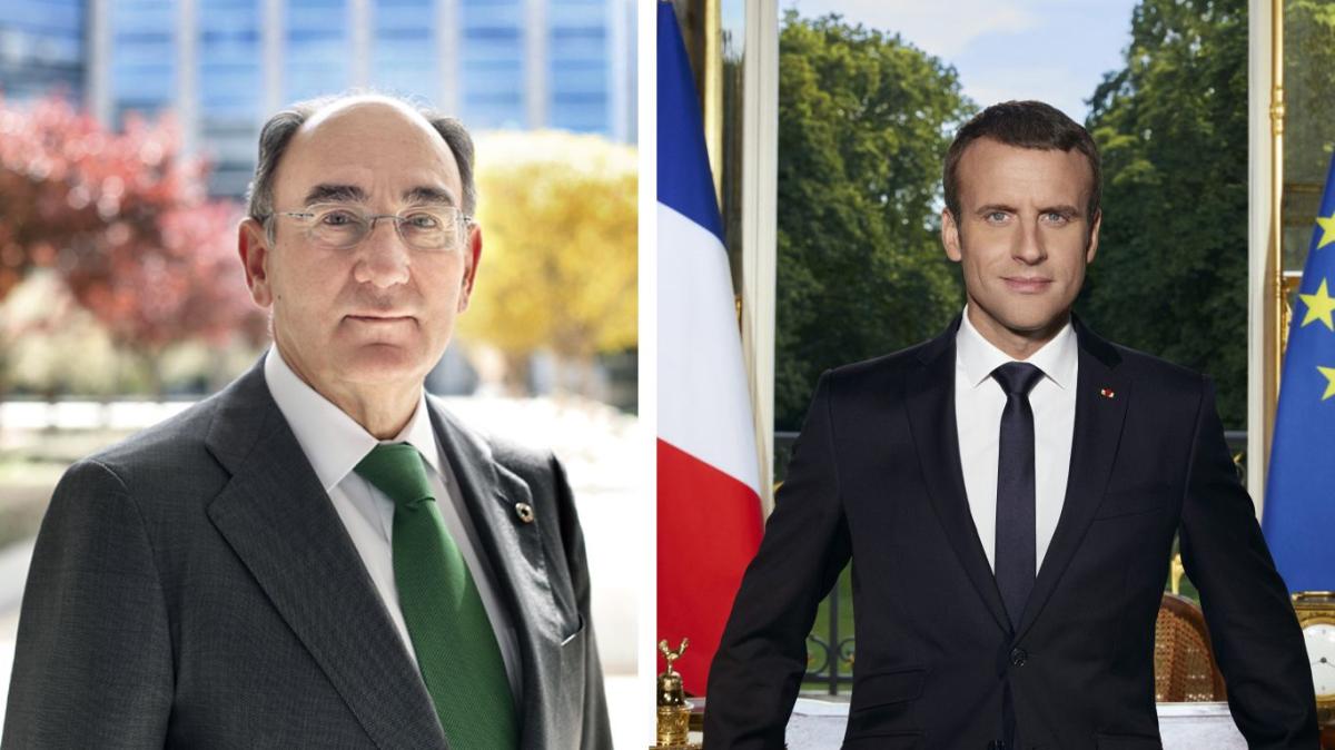 Galán y otros 13 empresarios europeos se reúnen con Macron, Scholz y Von der Leyen en París para tratar el conflicto de Ucrania y sus consecuencias económicas