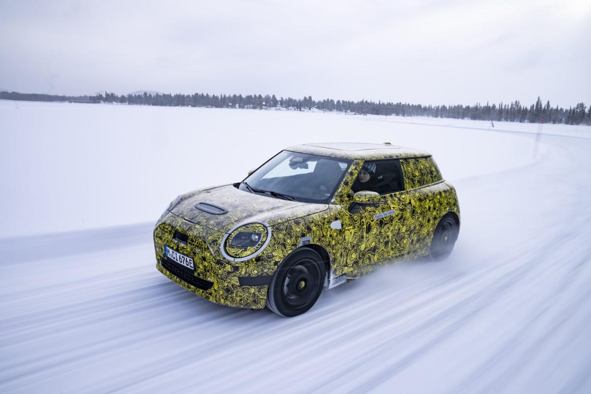 El futuro MINI Electric se machaca en el crudo invierno sueco