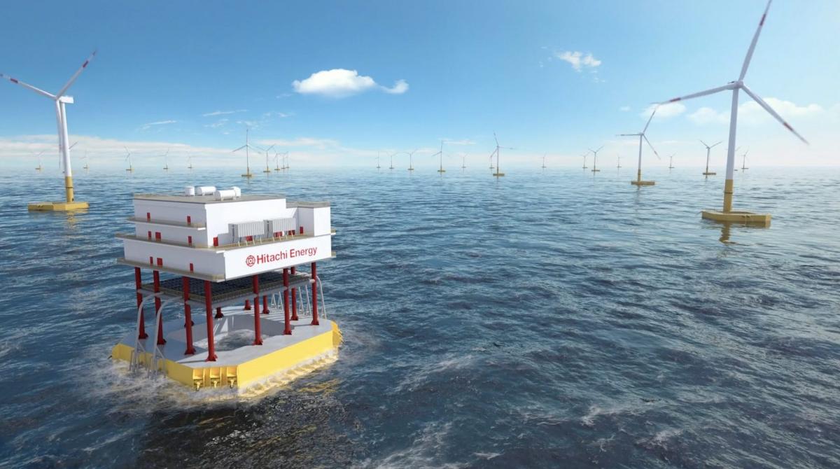 Hitachi Energy lanza OceaniQ, su nueva línea de transformadores para eólica marina