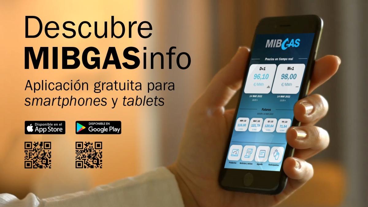 Mibgas lanza una app con los precios actualizados de los mercados del gas