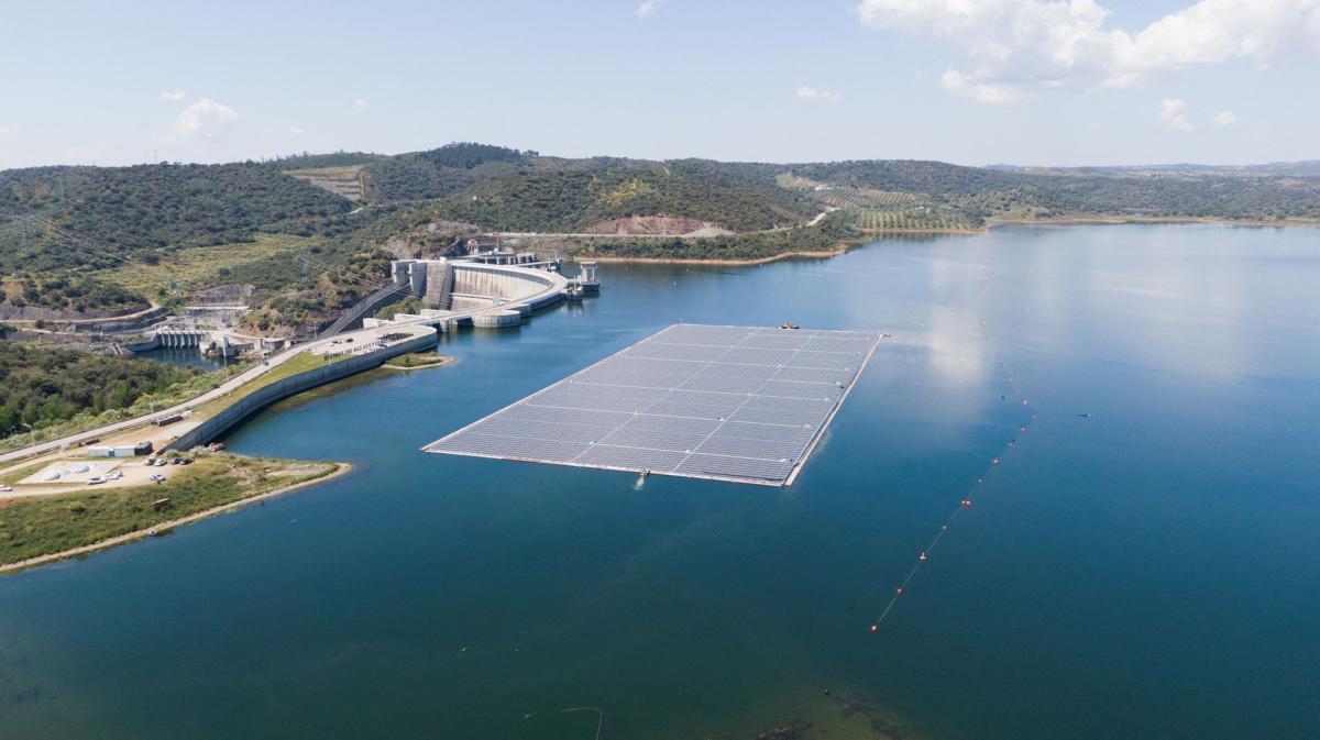 Portugal pone en liza la mayor planta fotovoltaica flotante de Europa