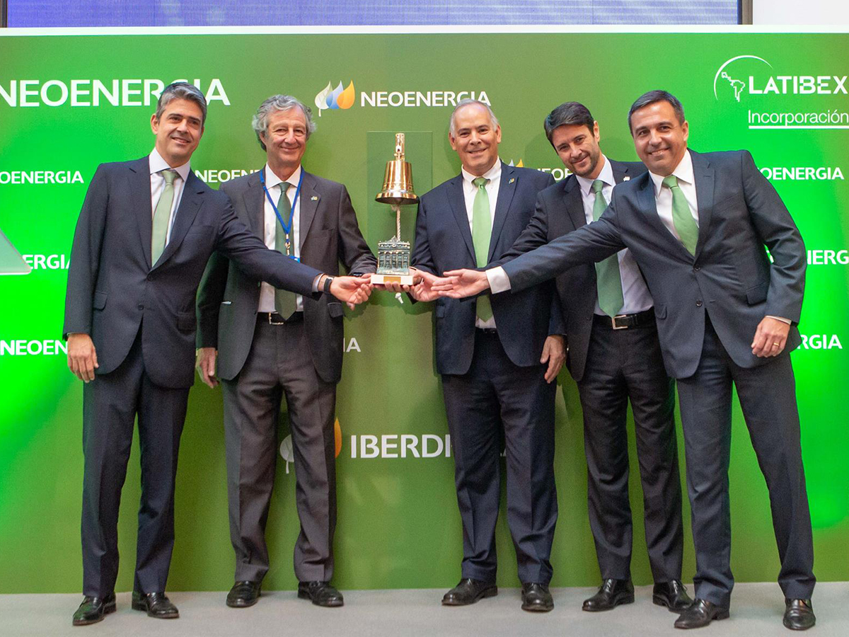 Neoenergia (Iberdrola) debuta en Latibex en busca de "inversores europeos de largo plazo y estables"