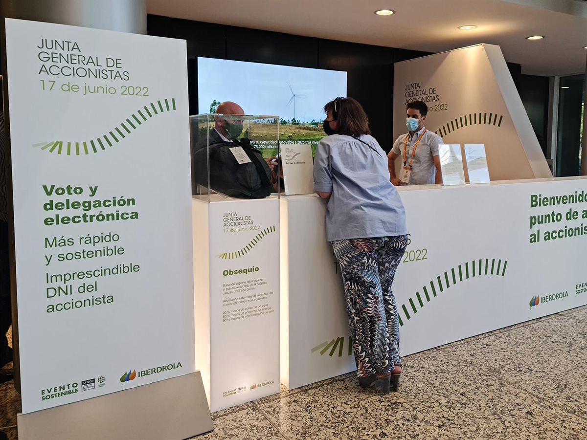 Iberdrola fomenta la participación en su junta con la apertura de los Puntos de Atención al Accionista