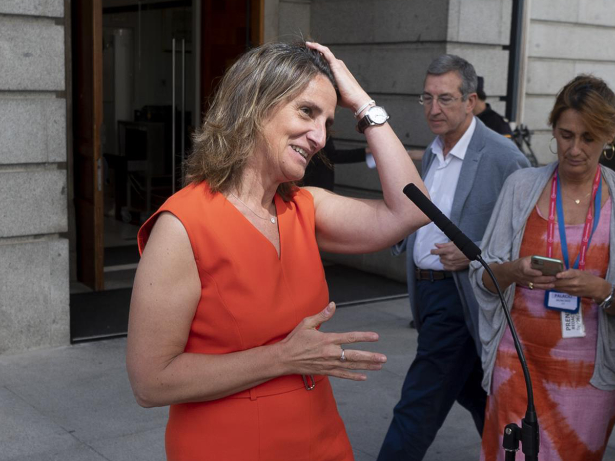 Ribera descarta que Francia vaya a poder aprovecharse del tope al gas de España y Portugal