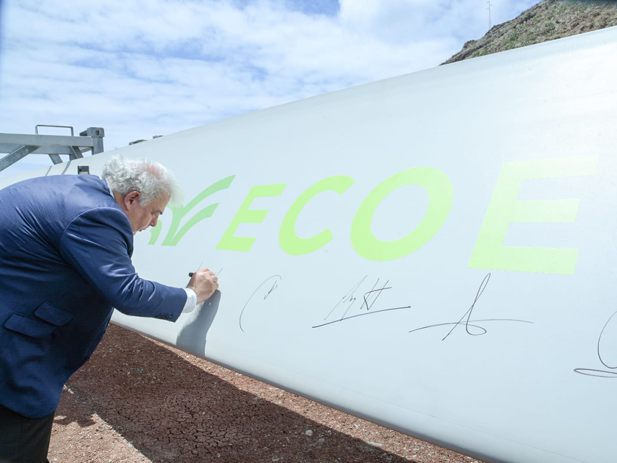 Ecoener culminará 5 parques eólicos este 2022 en La Gomera