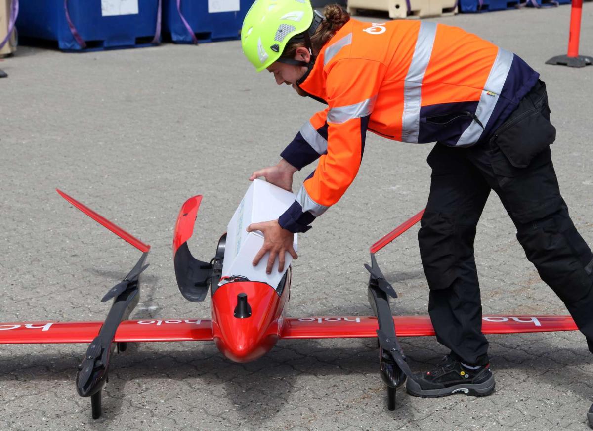 Ørsted y DSV probarán drones de carga en el parque eólico marino de Anholt