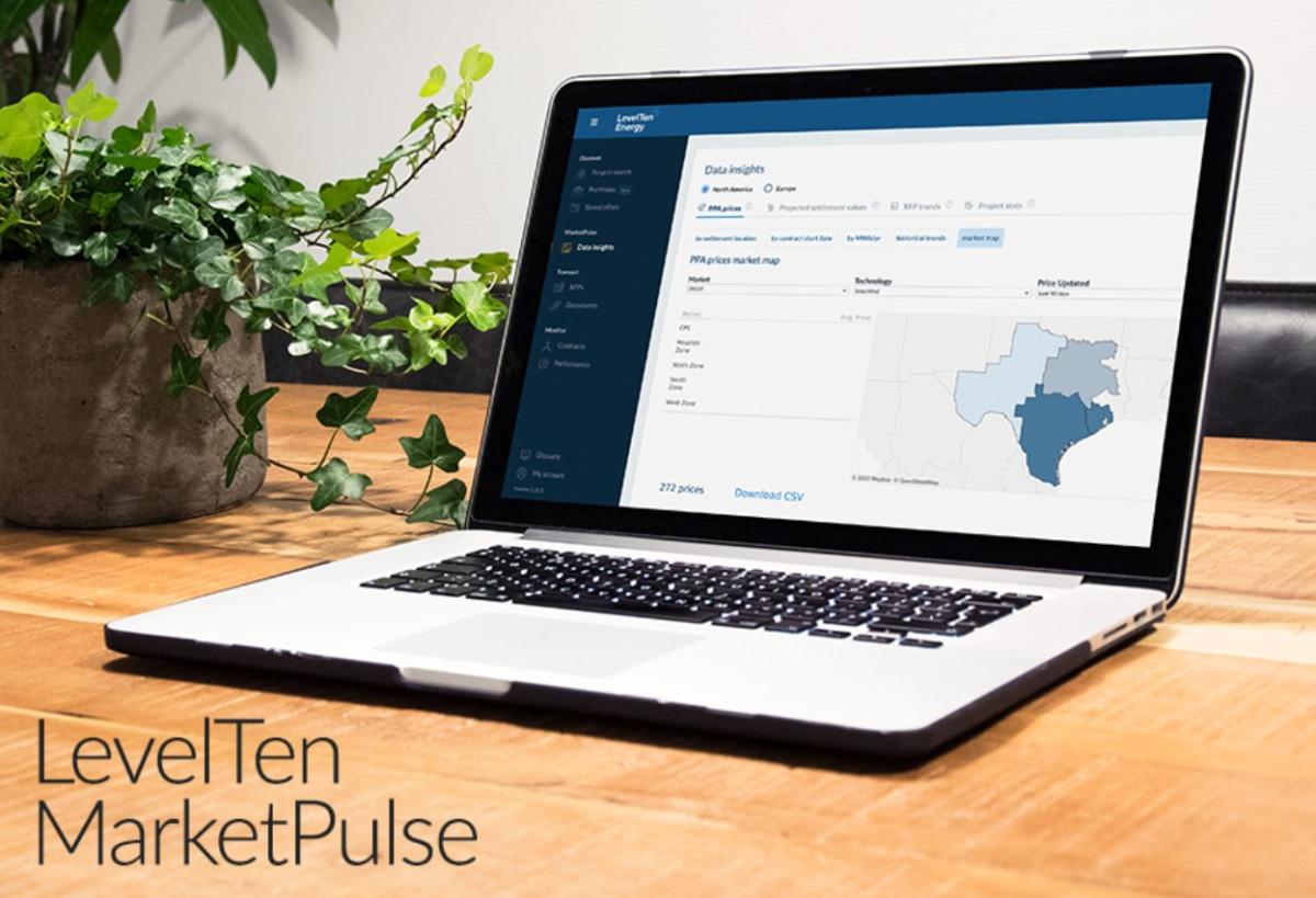 Levelten Energy lanza MarketPulse, la mayor base de datos de PPAs del mundo en tiempo real