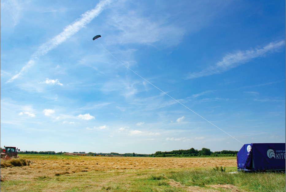 La cometa de Kitepower genera energía haciendo ochos en el aire a gran altura