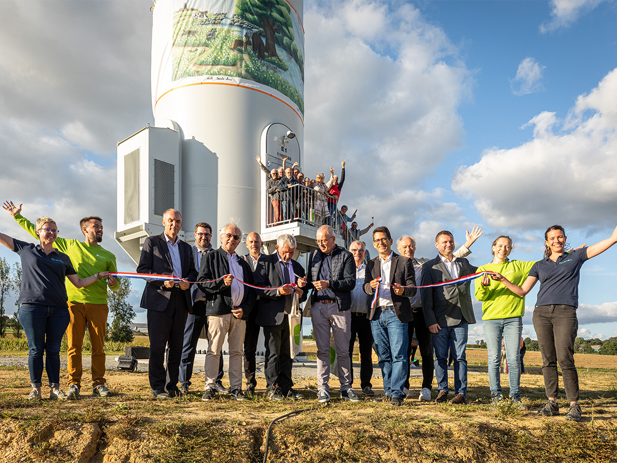 Baywa.re inaugura en Francia su primer parque eólico co-gestionado con residentes de la zona