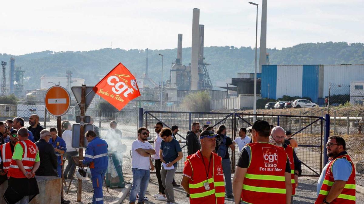 La huelga ya alcanza a seis de las siete refinerías que hay en Francia