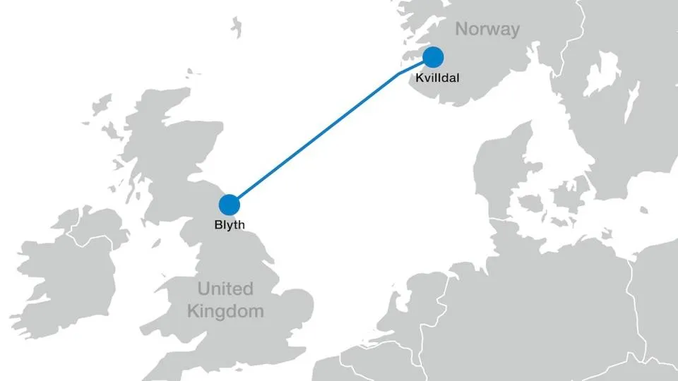 El interconector North Sea Link compensa el costo de carbono de su construcción en sólo seis meses