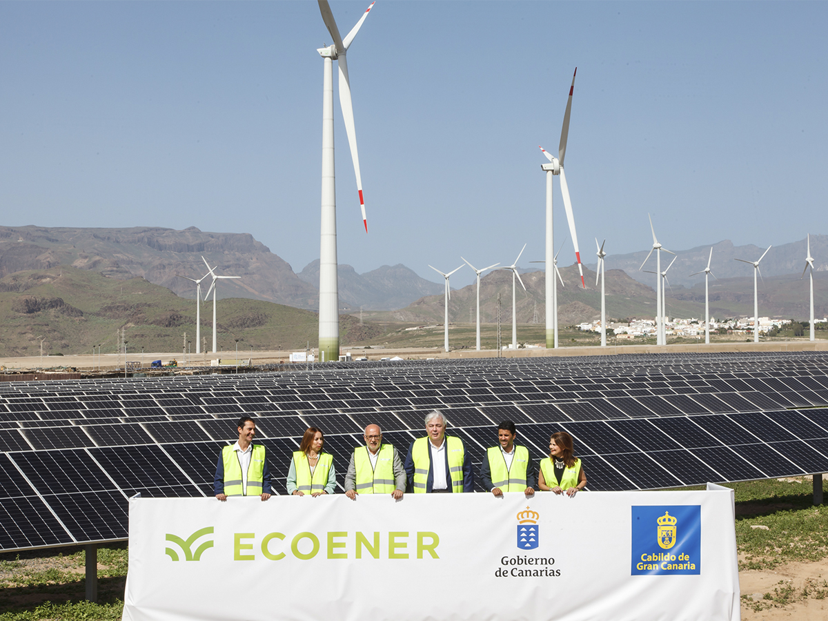 Ecoener inaugura en Gran Canaria el mayor complejo de generación de energías renovables de Canarias