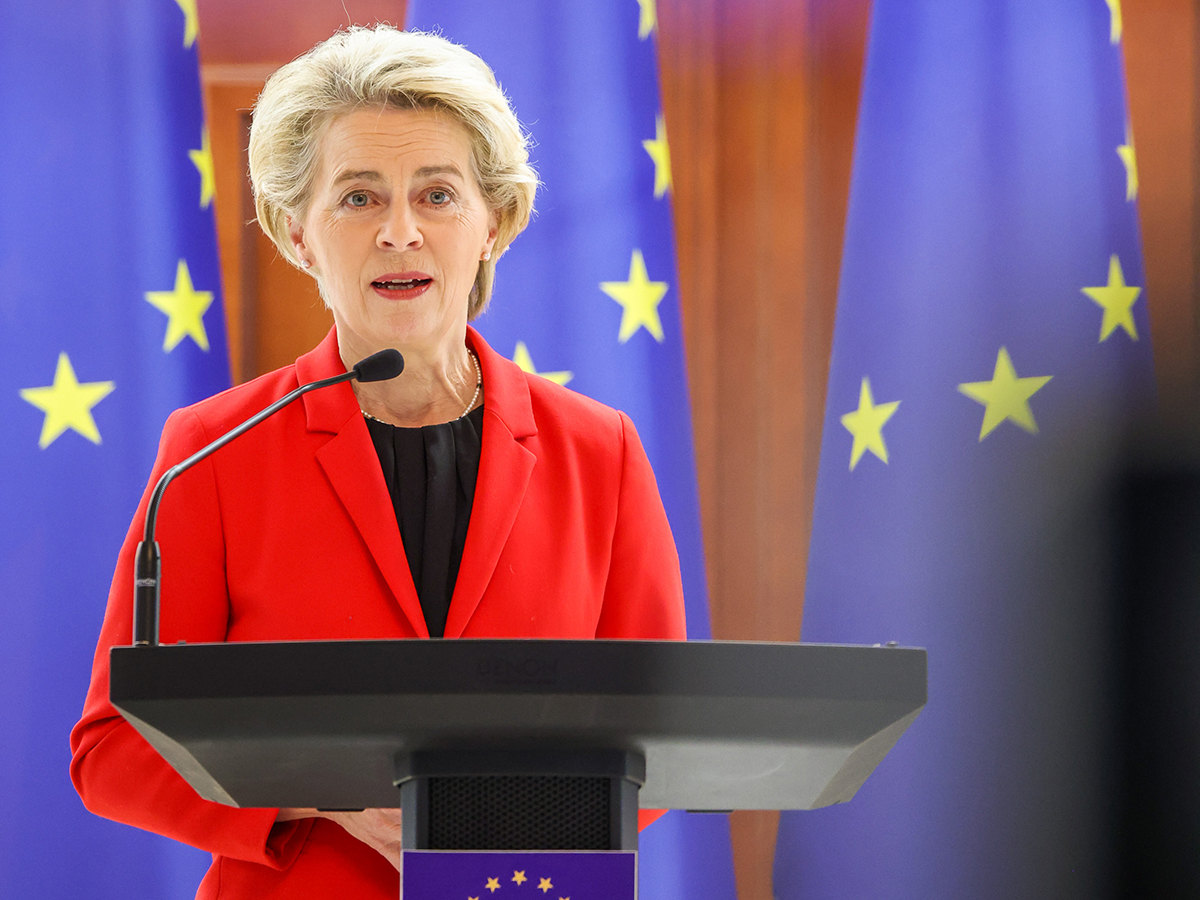 Von der Leyen promete un "esquema detallado" del tope gas antes del día 24