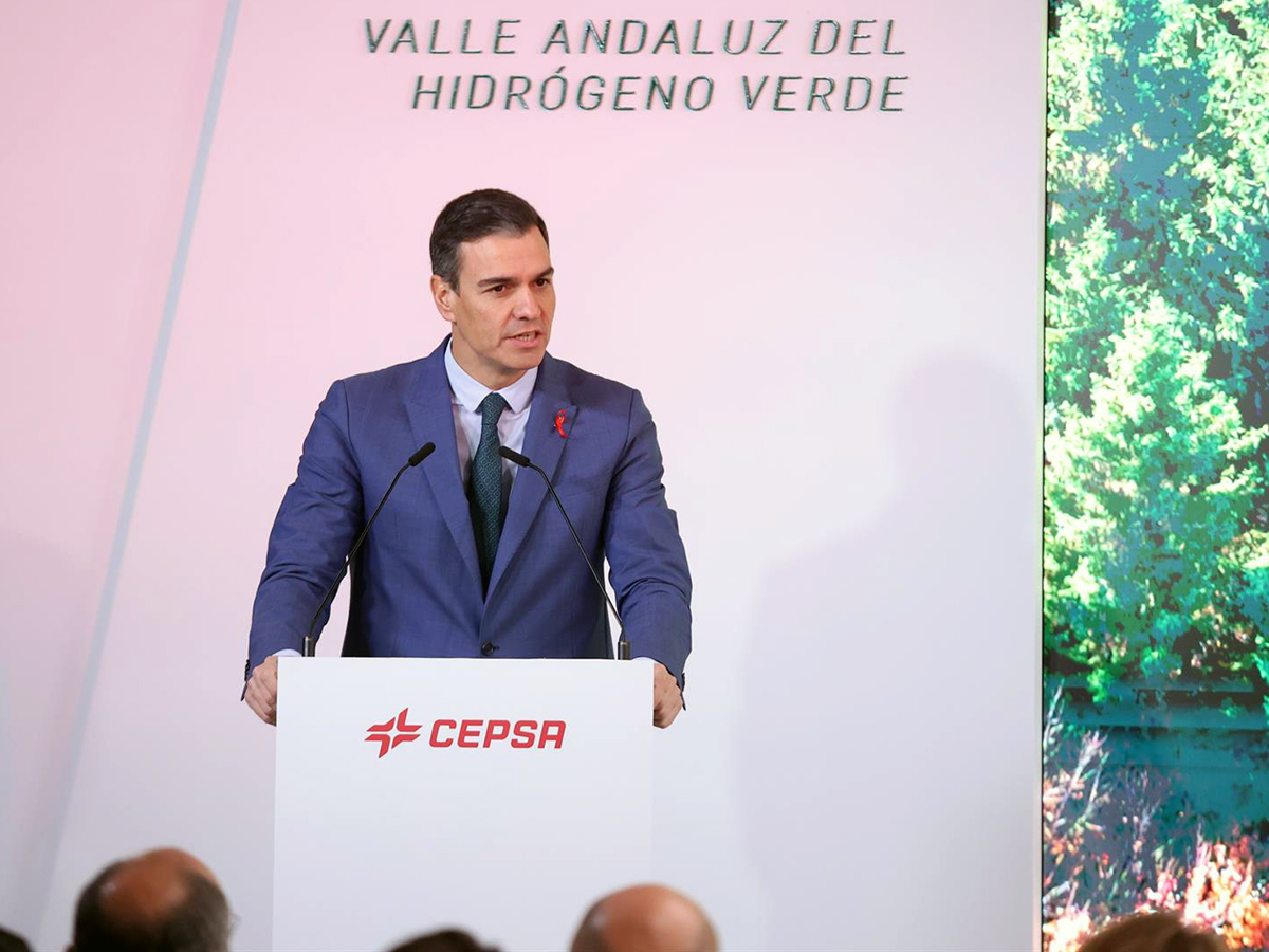 Pedro Sánchez, miembro de honor del European Hydrogen Energy Conference 2024