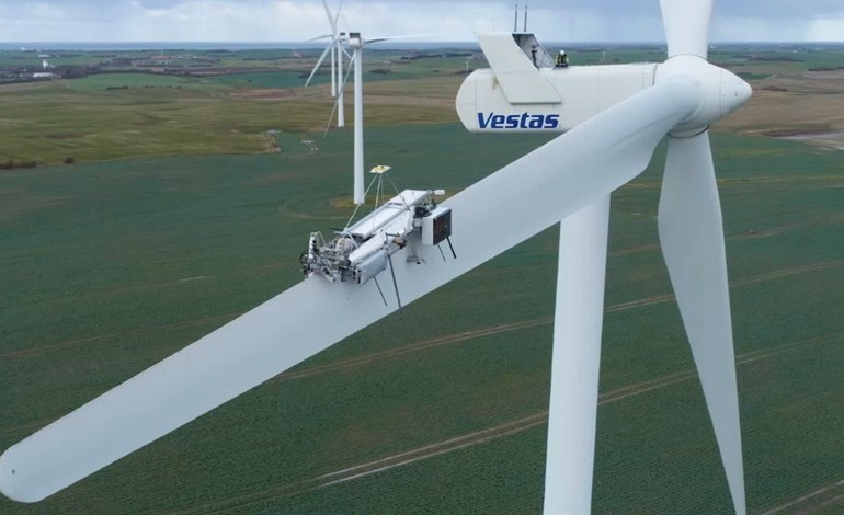 Vestas lanza robots para aerogeneradores