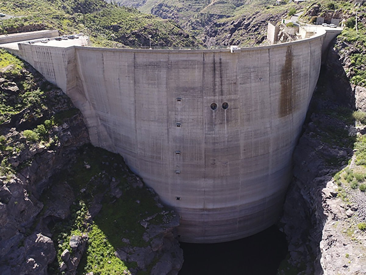 Presa de Chira-Soria, en Gran Canaria.