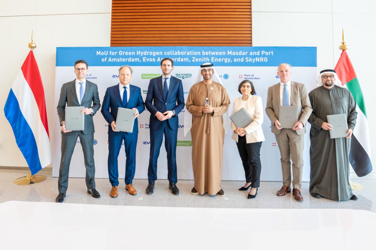 Los Emiratos Árabes Unidos copan la exportación de hidrógeno verde a Países Bajos