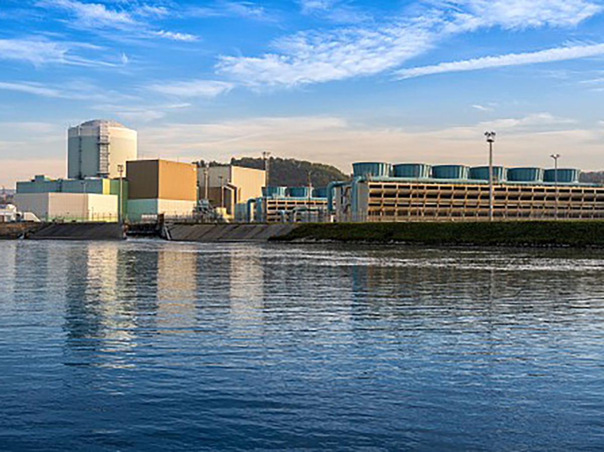 La central nuclear de Krsko.