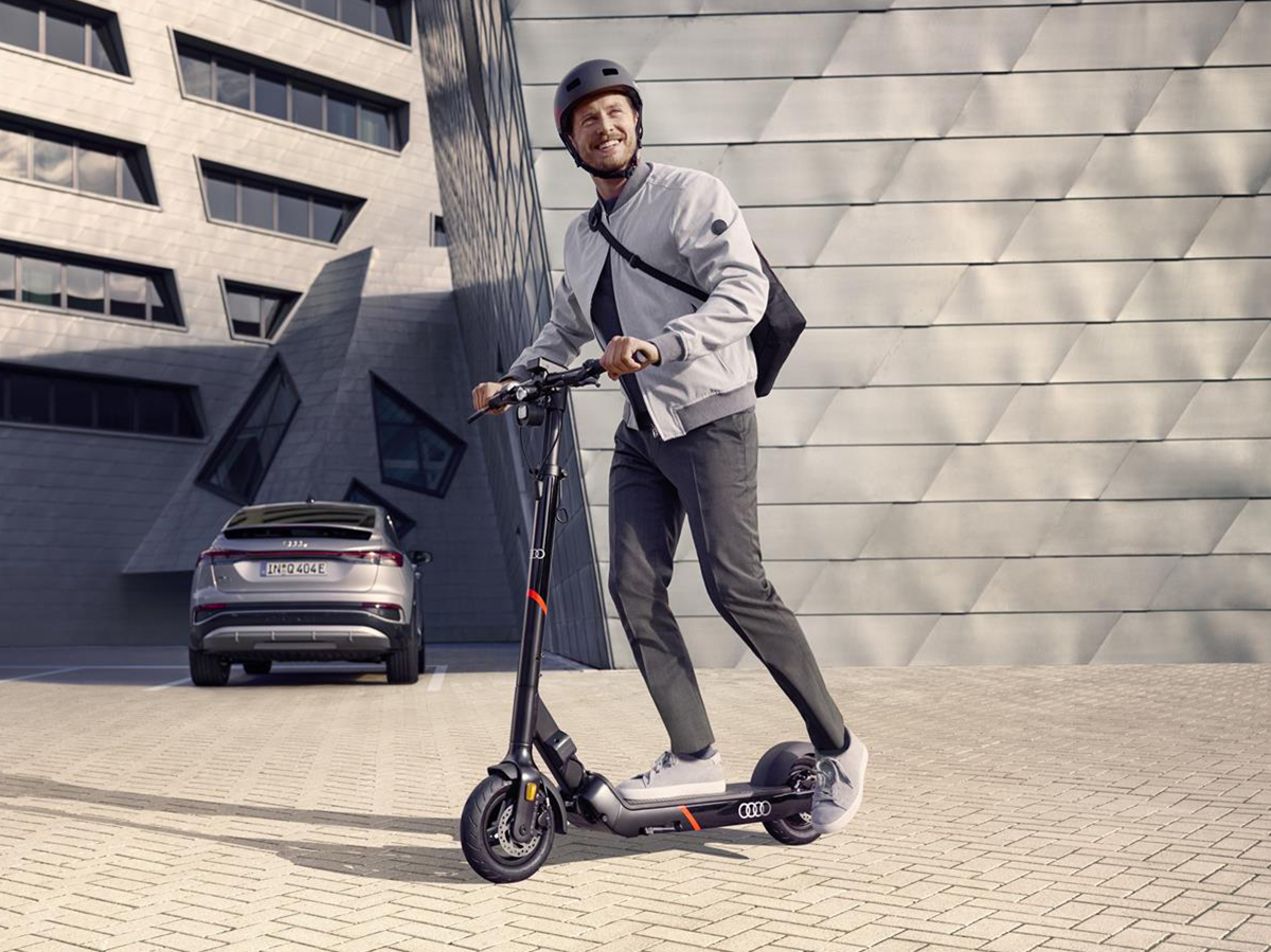 Audi lanza la segunda generación de su patinete eléctrico, que ofrece hasta 80 kilómetros de autonomía
