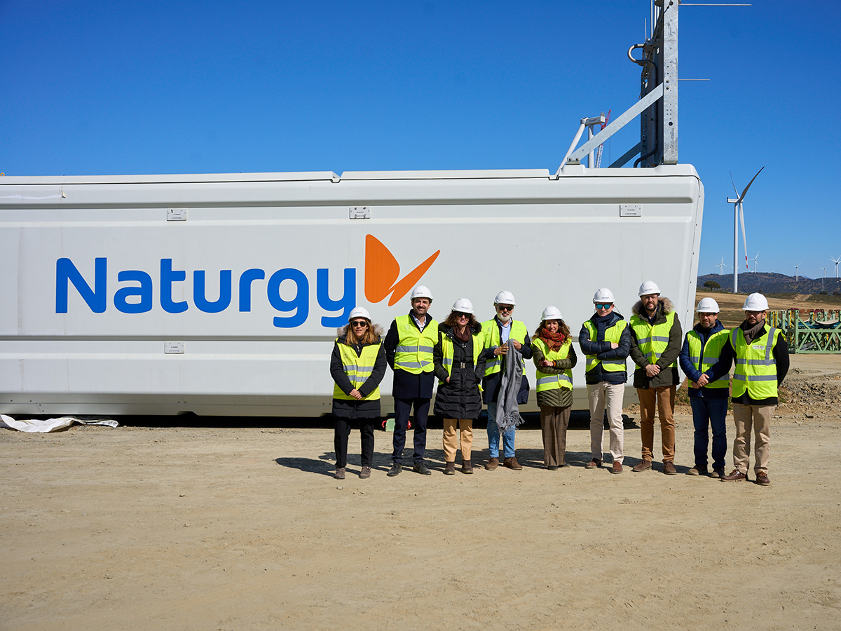 Naturgy avanza en la construcción del segundo parque eólico de Extremadura